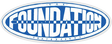 FOUNDATION OVAL DECAL single (2 pack)