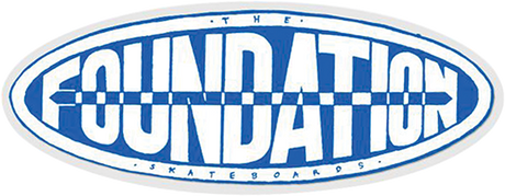 FOUNDATION OVAL DECAL single (2 pack)