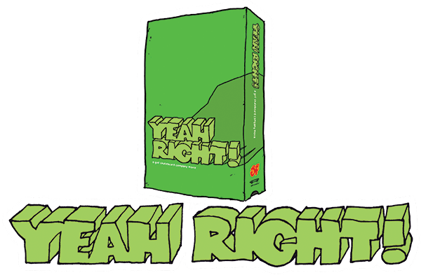 GIRL 10/PACK ASSORTED YEAH RIGH STICKER PACK