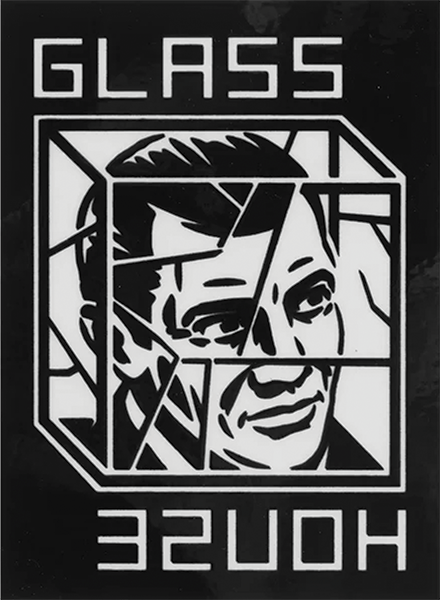 GLASS HOUSE HOUSE ARREST STICKER
