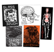 GLASS HOUSE 10/PACK #1 STICKERS ASSORTED
