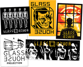 GLASS HOUSE 10/PACK #2 STICKERS ASSORTED