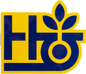 HABITAT H-POD DECAL STICKER YELLOW 1pc (2pack)