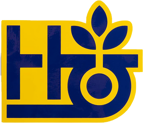 HABITAT H-POD DECAL STICKER YELLOW 1pc (2pack)