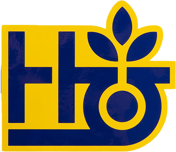 HABITAT H-POD DECAL STICKER YELLOW 1pc (2pack)
