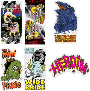 HEROIN 12/PK ASST MERGED STICKERS