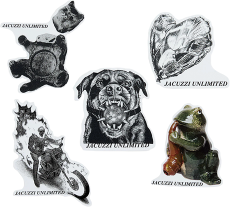 JACUZZI 5/PACK SPRING 26 ASSORTED STICKERS