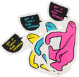 KROOKED GET IT STRAIGHT MED ASST.  STICKER (2 pack)