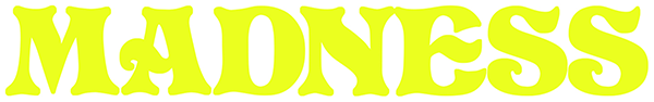 MADNESS LOGO DECAL STICKER (2 pack) YELLOW