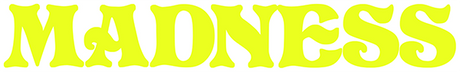 MADNESS LOGO DECAL STICKER (2 pack) YELLOW