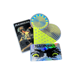 MADNESS INSANE ASSORTED STICKERS 10PK HOLO