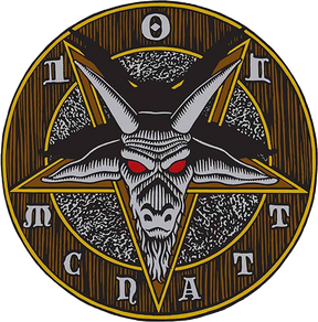 101 MCNATT STAR OF SATAN DECAL single