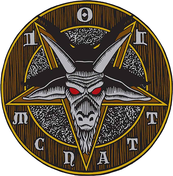 101 MCNATT STAR OF SATAN DECAL single