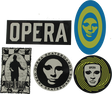OPERA BURNING 5/PACK ASSORTED STICKERS