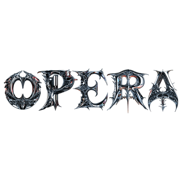 OPERA NEO HOLOGRAPHIC LARGE 7" STICKER SINGLE