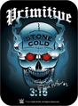 PRIMITIVE AUSTIN CHROME STICKER BLACK