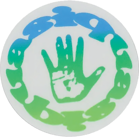 QUASI ARTIFACT STICKER SINGLE GRN/BLU FADE