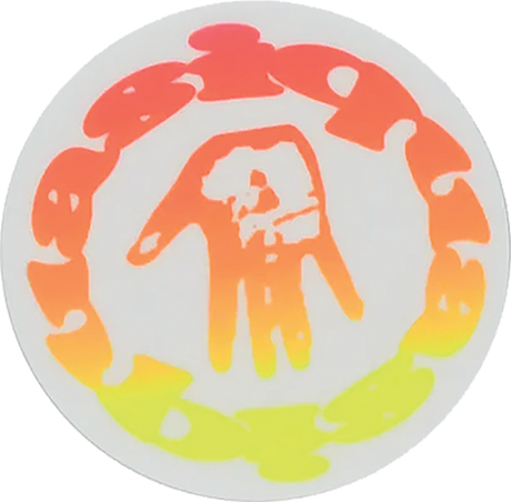 QUASI ARTIFACT STICKER SINGLE ORG/YEL FADE