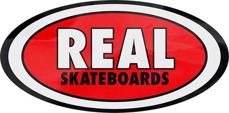 REAL STAPLE OVALS SM DECAL single STICKER