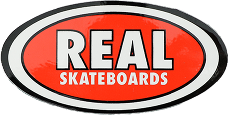 REAL STAPLE OVALS MED DECAL single STICKER