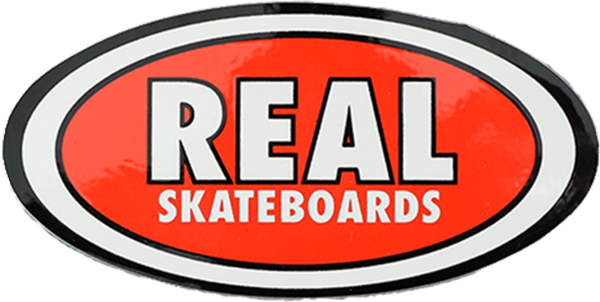 REAL STAPLE OVALS MED DECAL single STICKER