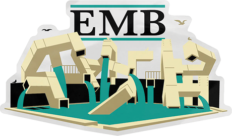 REAL EMB MED 4" DECAL SINGLE