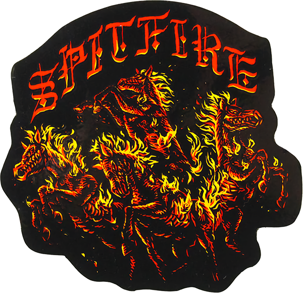 SPITFIRE APOCALYPSE STICKER 4.75"