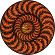 SPITFIRE GRIMPLE FURRY CLASSIC MD DECAL ORANGE