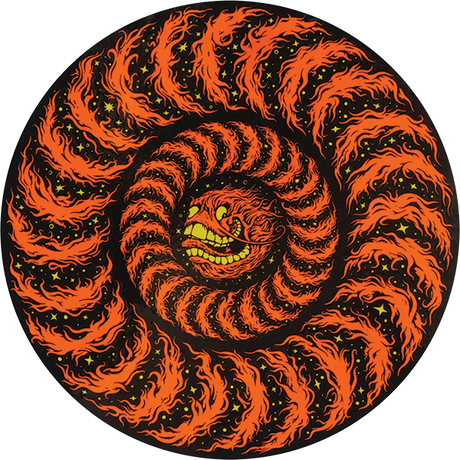 SPITFIRE GRIMPLE FURRY CLASSIC MD DECAL ORANGE