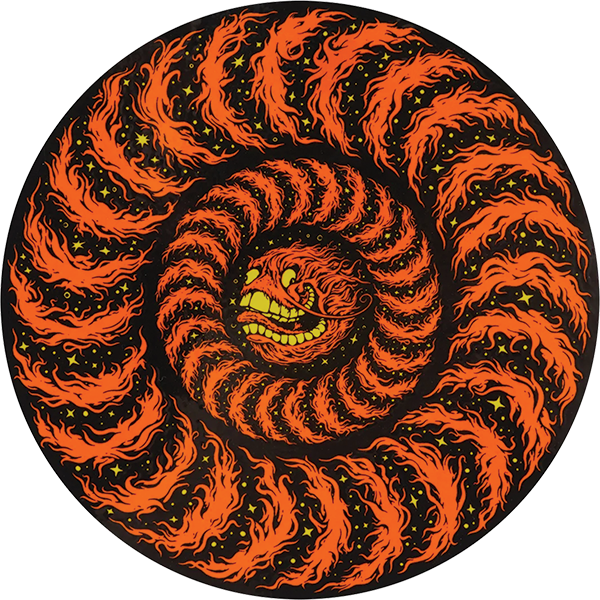 SPITFIRE GRIMPLE FURRY CLASSIC MD DECAL ORANGE
