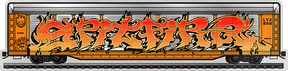 SPITFIRE SAVIE TRAIN STICKER 7"