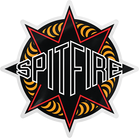 SPITFIRE SURE SHOT DECAL STICKER 4.75"