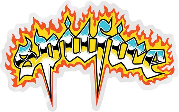 SPITFIRE VENOM CHROME SM 4" DECAL single