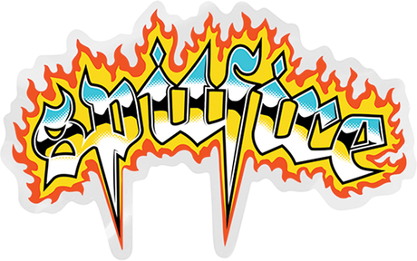 SPITFIRE VENOM CHROME SM 4" DECAL single