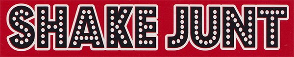 SHAKE JUNT STRETCH LOGO H22 STICKER SINGLE ASST.COLORS
