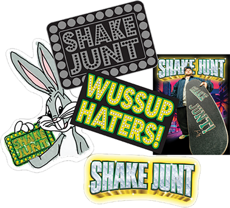 SHAKE JUNT 10PK/ASST REGGIE STICKERS