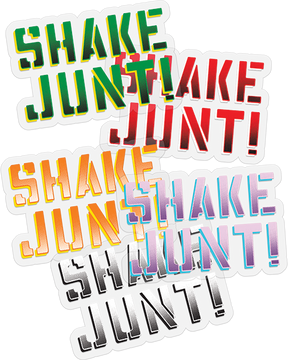 SHAKE JUNT 10/PK ASST. SPRAYED STICKERS