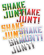 SHAKE JUNT 10/PK ASST. SPRAYED STICKERS