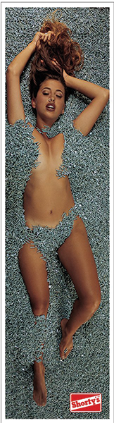 SHORTYS ROSA 1x4"  STICKER (2 pack)