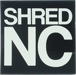 SHRED STICKERS PRINTED SHRED NC STACK 3"BLK/WHT