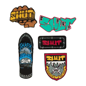 SHUT ASSORTED STICKERS 5PK