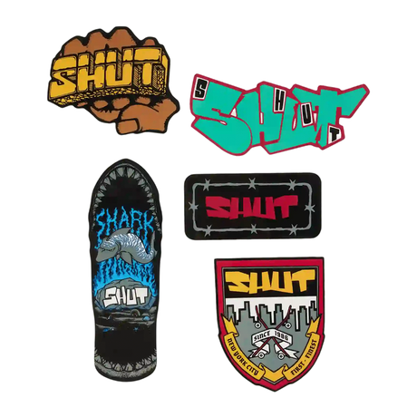 SHUT ASSORTED STICKERS 5PK
