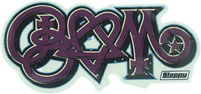 SLAPPY BAM ASST 5/PK STICKER WHT