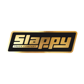 SLAPPY OG LOGO FOIL STICKER SINGLE GOLD FOIL