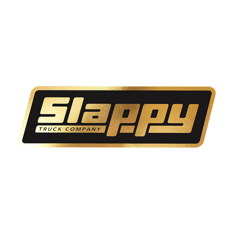 SLAPPY OG LOGO FOIL STICKER SINGLE GOLD FOIL