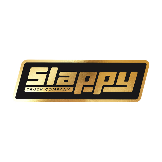 SLAPPY OG LOGO FOIL STICKER SINGLE GOLD FOIL