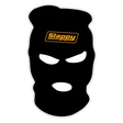 SLAPPY SKI MASK STICKER SINGLE BLACK