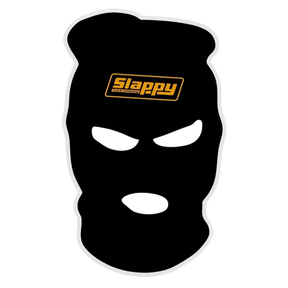 SLAPPY SKI MASK STICKER SINGLE BLACK