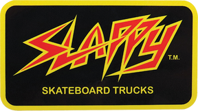 SLAPPY THROWBACK DECAL SINGLE BLACK