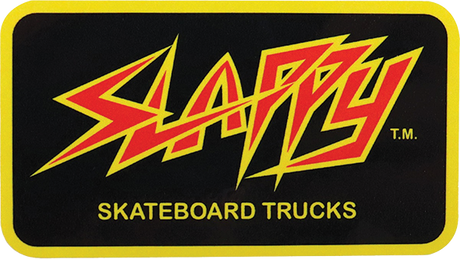 SLAPPY THROWBACK DECAL SINGLE BLACK